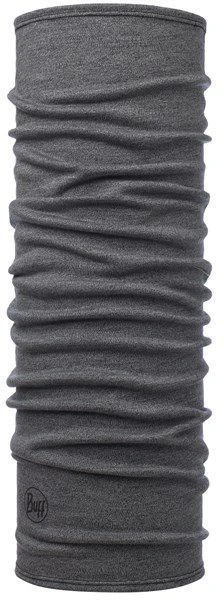 BUFF MIDWEIGHT MERINO WOOL Light Grey Melange