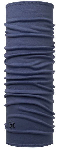 BUFF MIDWEIGHT MERINO WOOL Solid Estate Blue