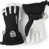 HESTRA ARMY LEATHER HELI SKI JR. 5 Finger Black