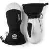 HESTRA ARMY LEATHER HELI SKI MITT Black