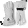 HESTRA HELI SKI FEMALE 5-finger Pale Grey / Offwhite