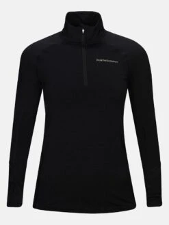 PEAK PERFORMANCE WOMEN'S MAGIC HALF ZIP Black