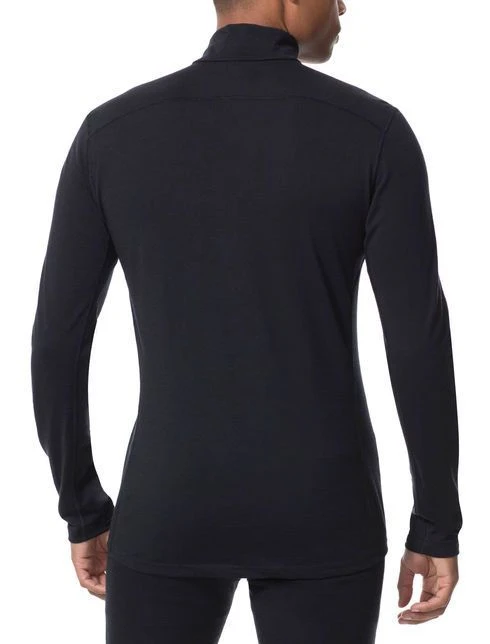 ICEBREAKER MEN'S OASIS LONG SLEEVE HALF ZIP MIDNIGHT Navy - Image 2
