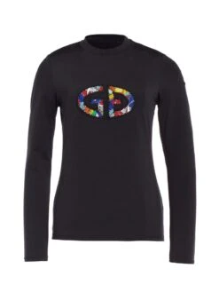 GOLDBERGH RHINESTONE T-SHIRT L/S Black