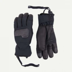 KJUS MEN LEATHER GLOVE Black