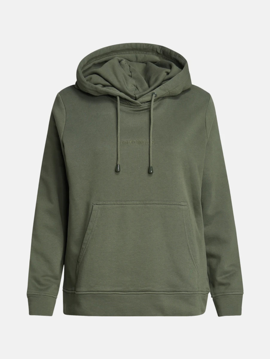 PEAK PERFORMANCE W RELEASE HOOD Thrill Green