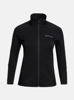 PEAK PERFORMANCE WOMEN'S VERTICAL MID ZIP JACKET Black