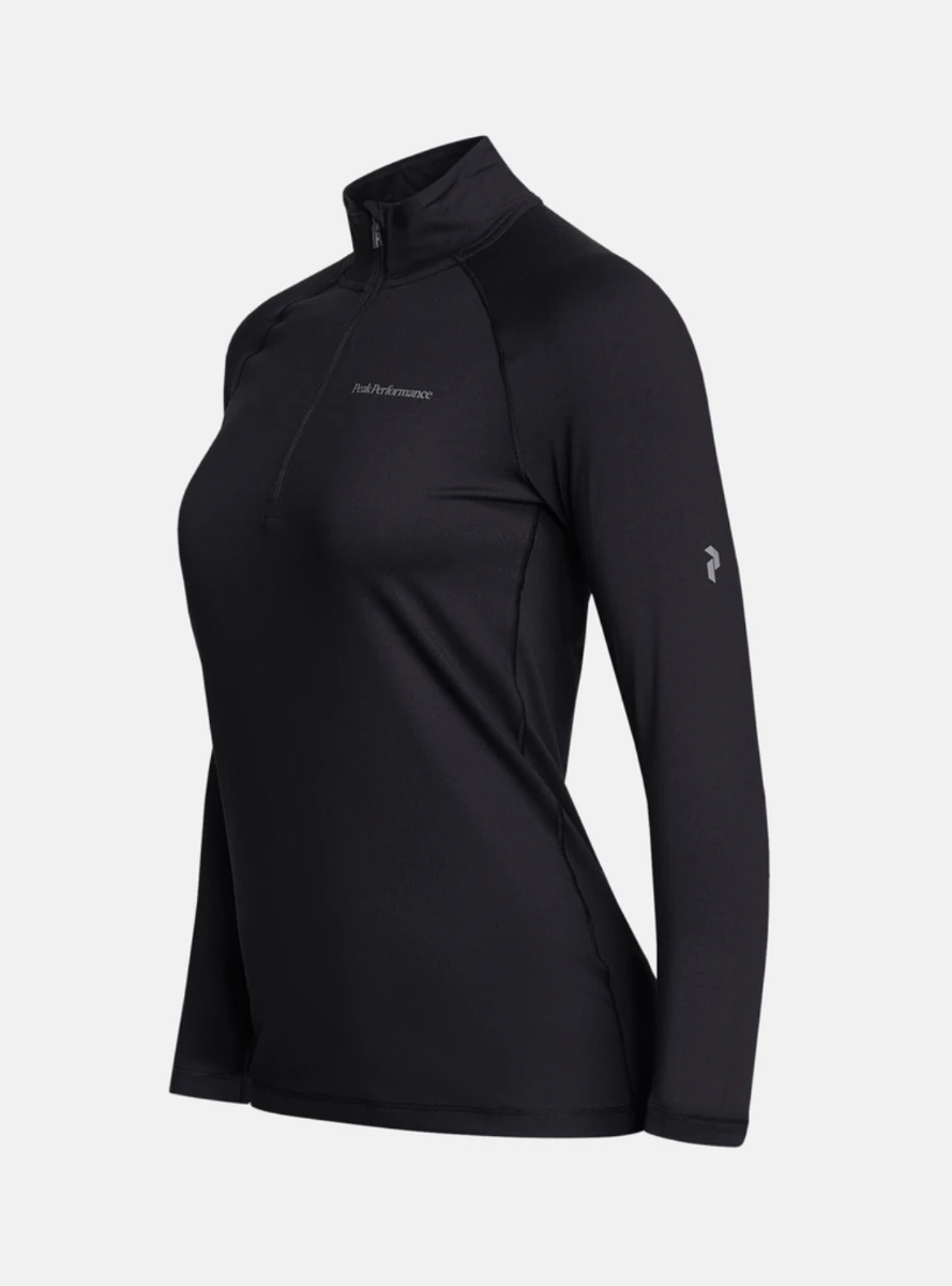 PEAK PERFORMANCE WOMEN'S SPIRIT HALF ZIP Black - Image 3