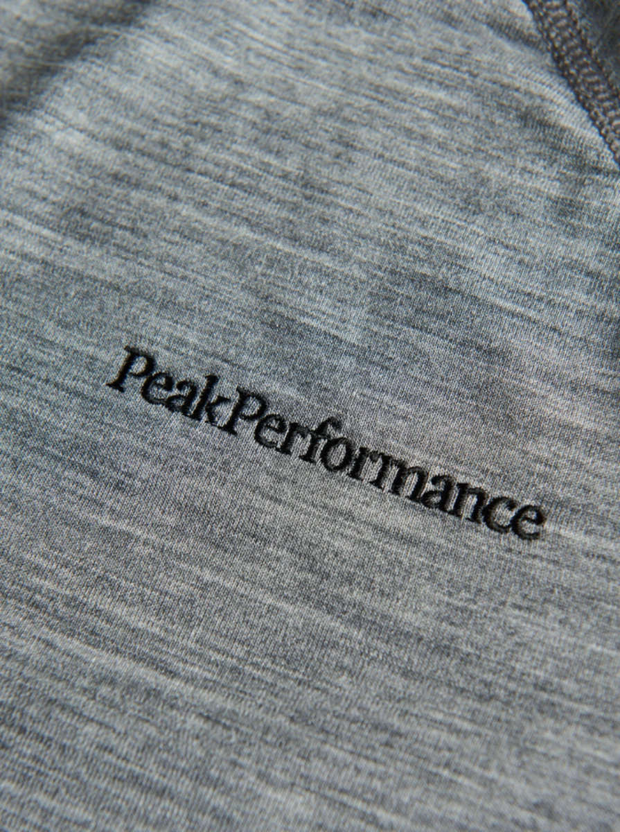 PEAK PERFORMANCE WOMEN'S MAGIC CREW Grey Melange / Black - Image 5