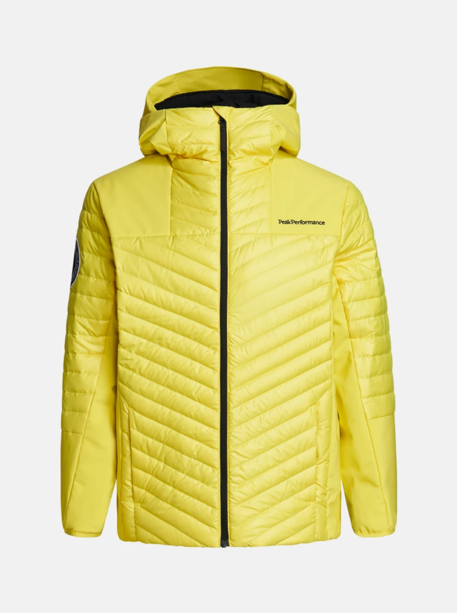 PEAK PERFORMANCE MEN'S VERTIX DOWN JACKET PATCH Citrine
