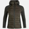 PEAK PERFORMANCE WOMEN'S ARGON HYBRID HOOD JACKET Forest Night