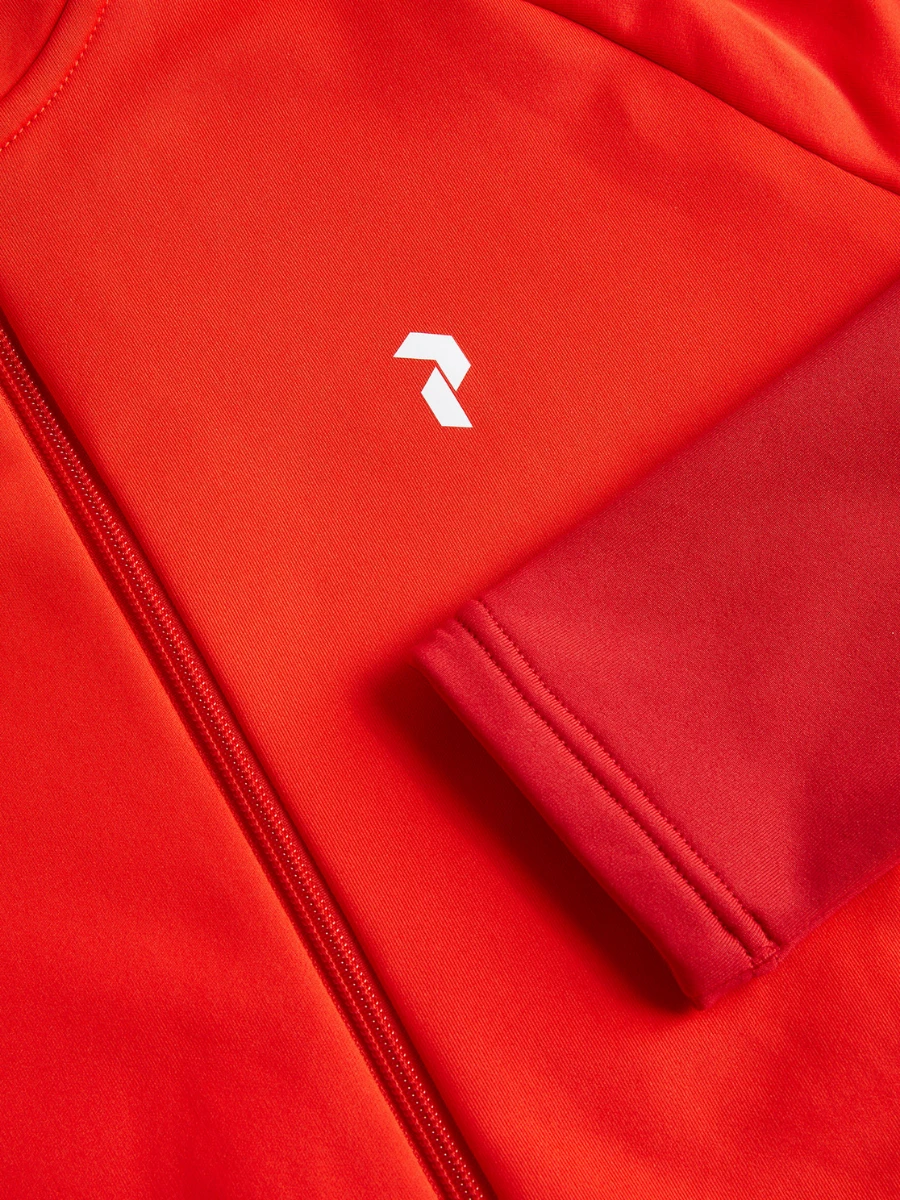 PEAK PERFORMANCE M RIDER ZIP HOOD Racing Red / The Alpine - Image 5