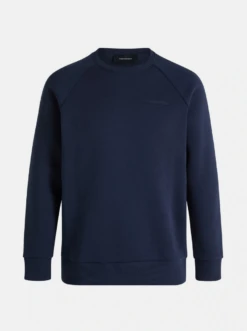 PEAK PERFORMANCE M ORIGINAL SMALL LOGO CREW Blue Shadow