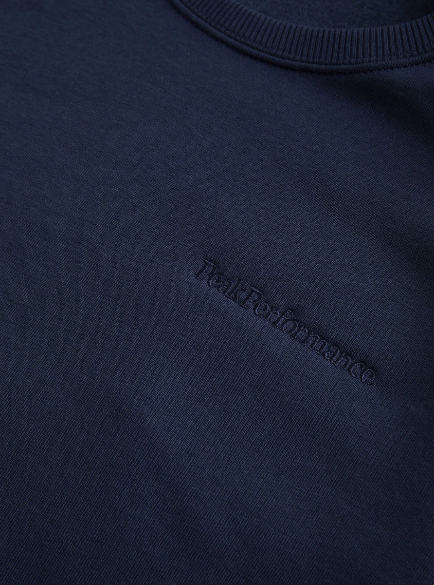 PEAK PERFORMANCE M ORIGINAL SMALL LOGO CREW Blue Shadow - Image 4