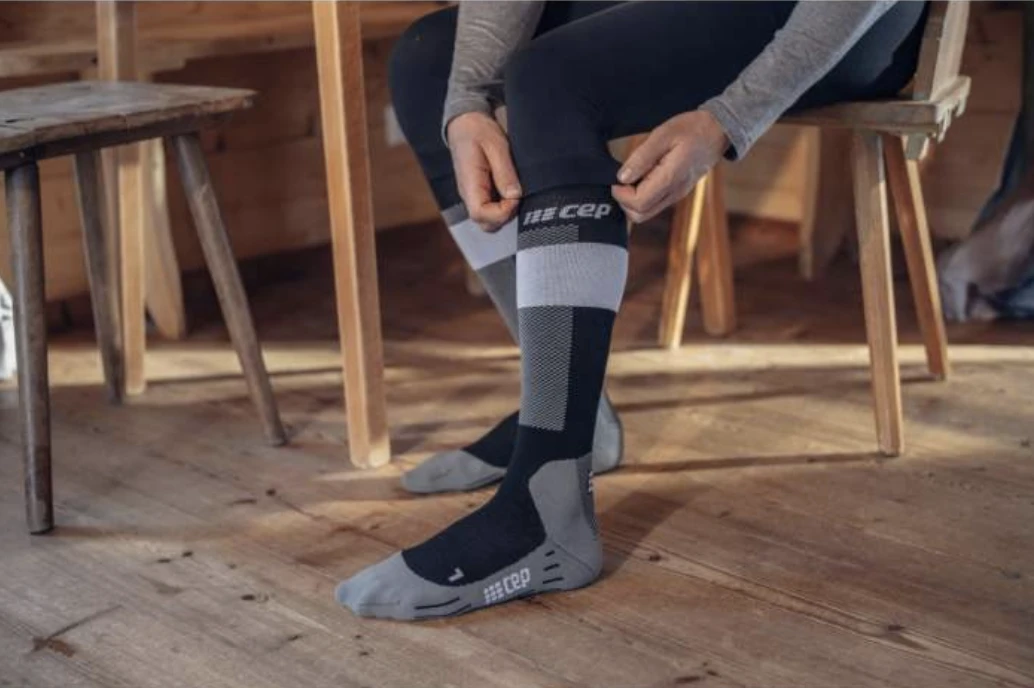 CEP Merino Socks Skiing Tall V2 Compressie Men - Image 4