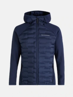 PEAK PERFORMANCE MEN'S ARGON HYBRID HOOD JACKET Blue Shadow