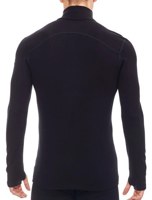 ICEBREAKER MEN'S TECH TOP LONG SLEEVE HALF ZIP Black - Image 6