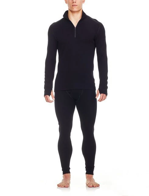 ICEBREAKER MEN'S TECH TOP LONG SLEEVE HALF ZIP Black - Image 5